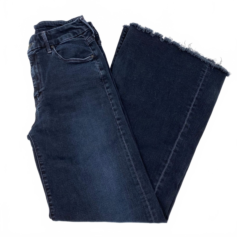 Mother Dark Wash Roller Fray Jeans | Women’s 28